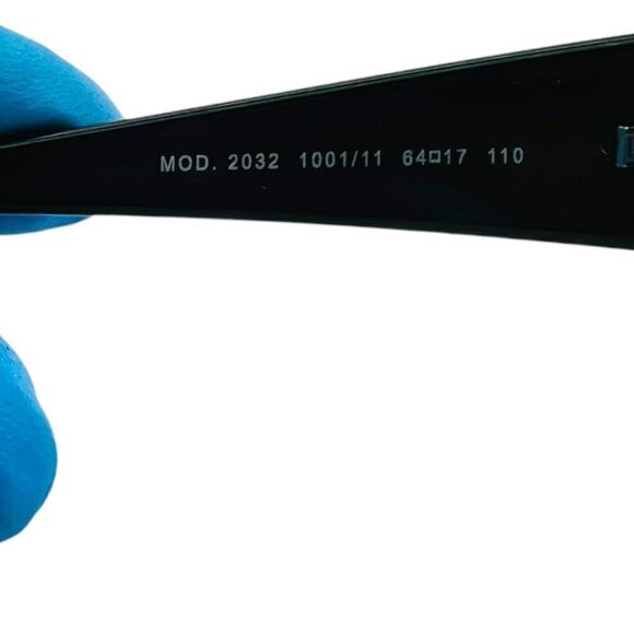 VERSACE Medusa Logo Sunglasses Black Gray Silver Gradient Lenses Unisex Made In - Picture 6 of 8